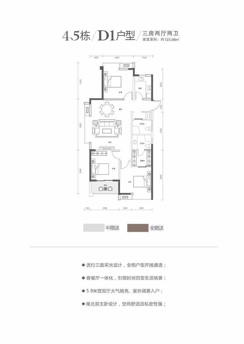 4、5棟D1戶型